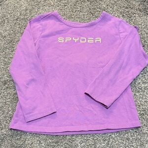 Spyder Kids Lavender Long Sleeve Tee